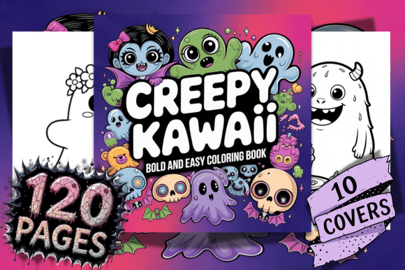 A Bold, Easy, Creepy Kawaii Graphics Bundle for Crafters