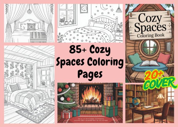 A Crafting Review of the Cozy Spaces Coloring Graphics