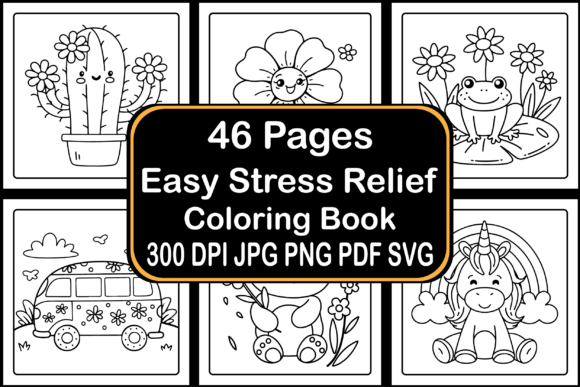 A Designer's Honest Review of the Easy Stress Relief Coloring Book Bundle