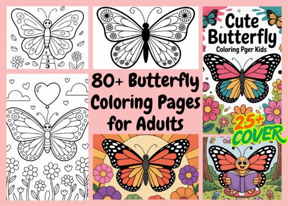 A Designer's Review of 80 Butterfly Coloring Pages for Adults