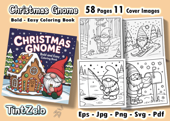 A Designer's Take on Bold Christmas Gnome Graphics
