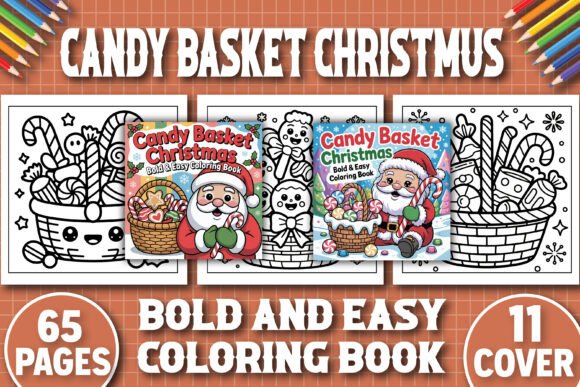 A Professional Review of Candy Basket Christmas Coloring Graphics