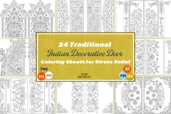 A Professional Review of Indian Door Coloring Graphics
