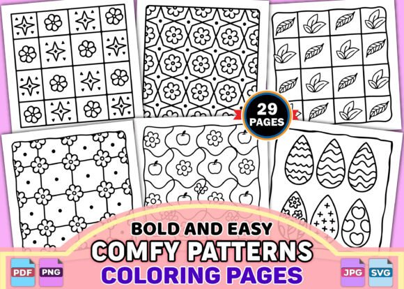 A Review of Comfy Patterns: Bold Graphics for Creative Coloring
