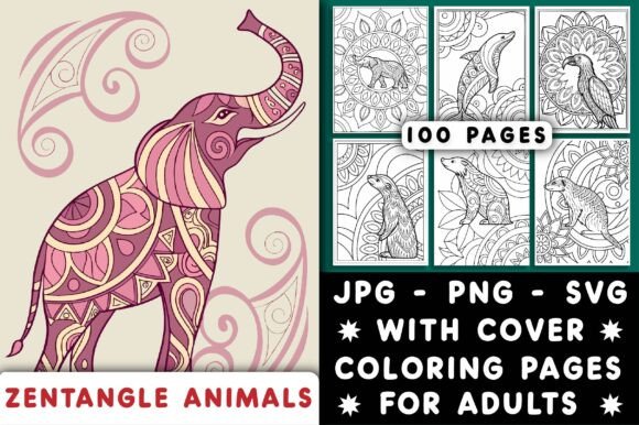 From Zentangle Graphics to Profitable Coloring Pages & Craft Products