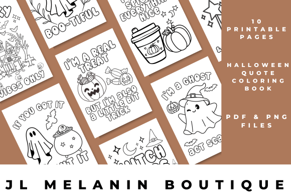 Halloween Coloring Pages: A Designer's Review for Your Embroidery