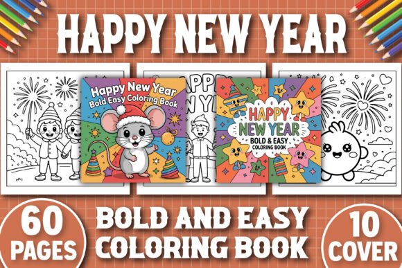 Happy New Year Coloring Pages: A Designer's Embroidery Review