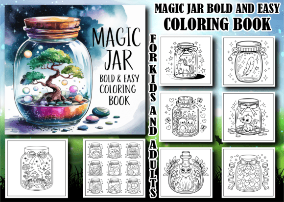Magic Jar Bold and Easy Coloring Book: An Embroidery Designer’s Review
