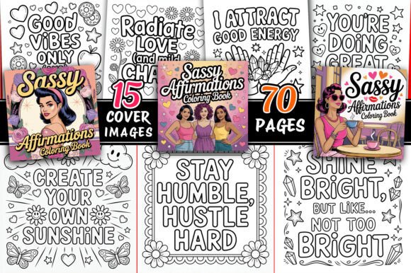 Sassy Affirmations Coloring Pages: A Designer's Brand Review